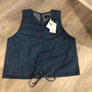 Denim Tabk top